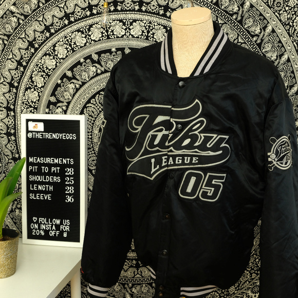 FUBU Other - FUBU Men's Varsity Stadium Bomber Jacket Sz XXL